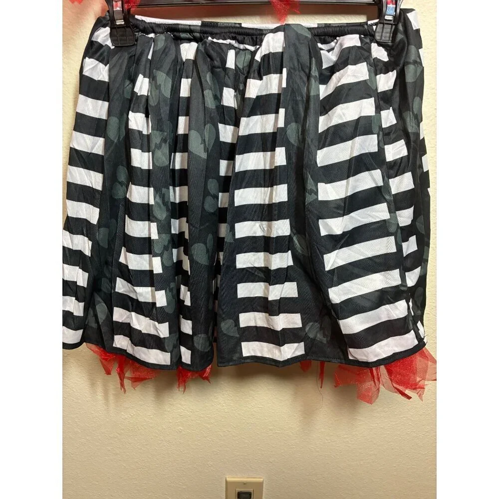 New Cheerleader Costume Whimsigoth Zombie Vampire Halloween Black Girls Sz Large